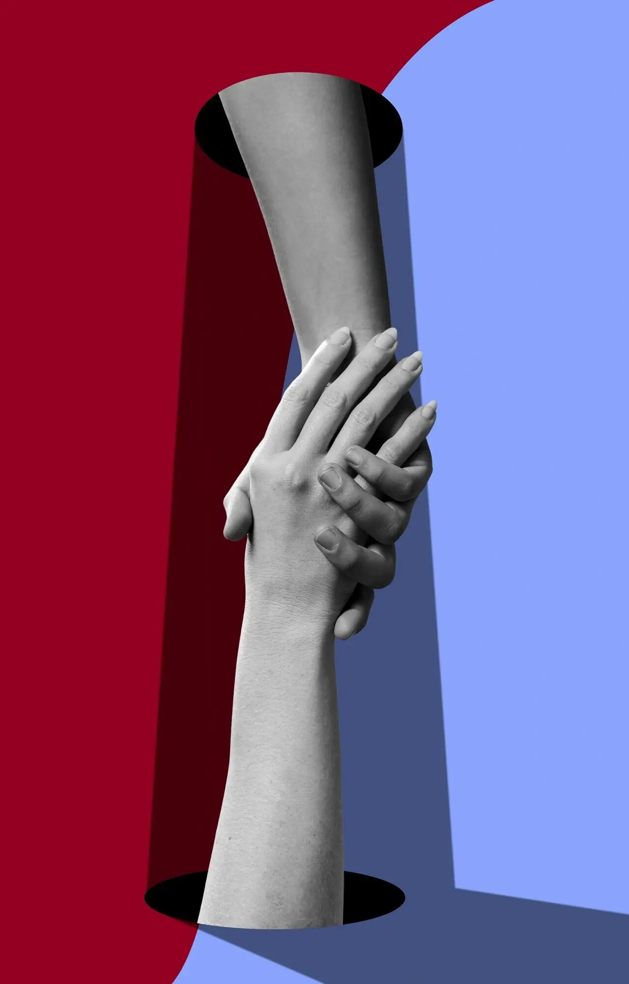 Handgeste, die verschiedene Gefühle ausdrückt.